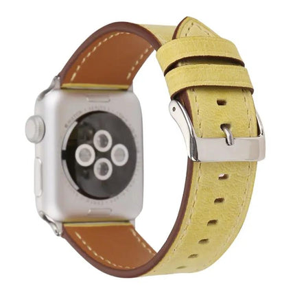 Genuine Leather Watch Band Compatible Apple Watch 38-42mm
