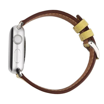 Genuine Leather Watch Band Compatible Apple Watch 38-42mm