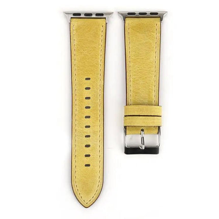 Genuine Leather Watch Band Compatible Apple Watch 38-42mm