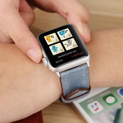 Leather Apple Watch Band Compatible 49/46/45/44/42mm