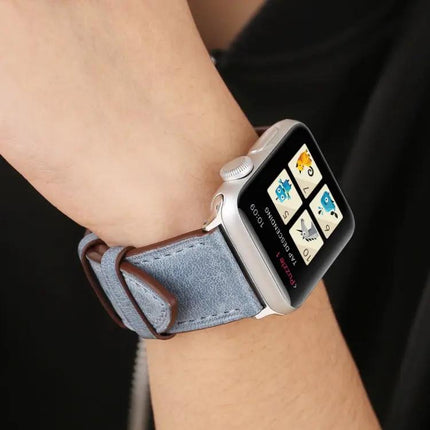 Leather Apple Watch Band Compatible 49/46/45/44/42mm