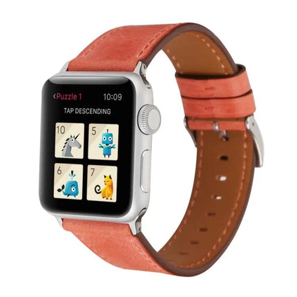 Leather Apple Watch Band Compatible 49/46/45/44/42mm