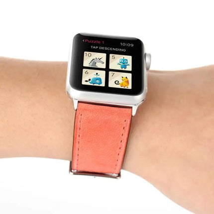 Leather Apple Watch Band Compatible 49/46/45/44/42mm