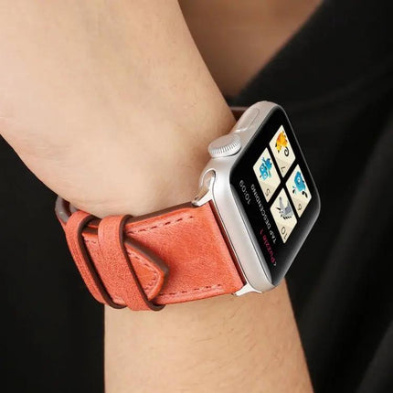 Leather Apple Watch Band Compatible 49/46/45/44/42mm
