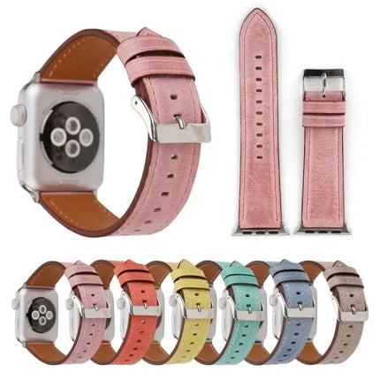 Leather Apple Watch Band Compatible 49/46/45/44/42mm
