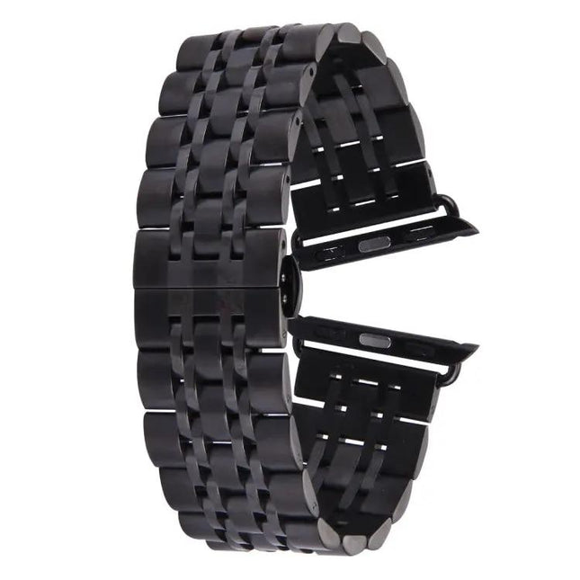 22mm Men's Stainless Steel Watch Band Hidden Butterfly