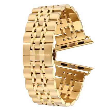 22mm Men's Stainless Steel Watch Band Hidden Butterfly