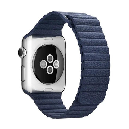 Apple Watch 38mm PU Leather Magnetic Loop Clasp Strap