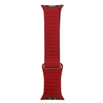 Apple Watch 38mm PU Leather Magnetic Loop Clasp Strap