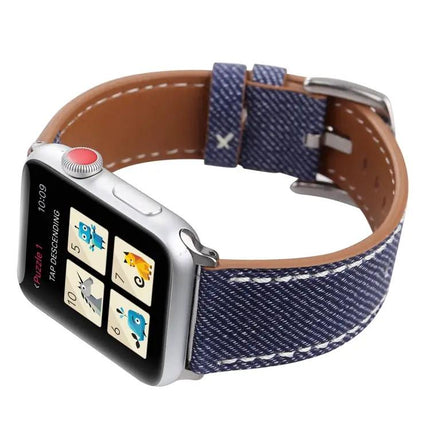 Vintage Cowboy Leather Watch Band Compatible 42mm Strap