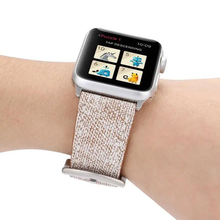 Vintage Cowboy Leather Watch Band Compatible 42mm Strap