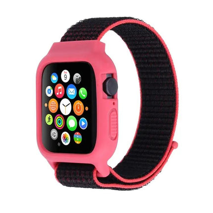 Nylon Hook And Loop Watch Band For Apple Watch 42-49mm