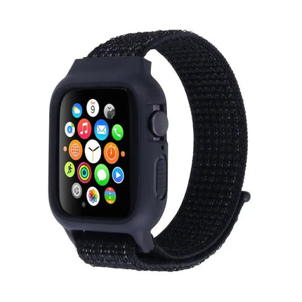 Nylon Hook And Loop Watch Band For Apple Watch 42-49mm