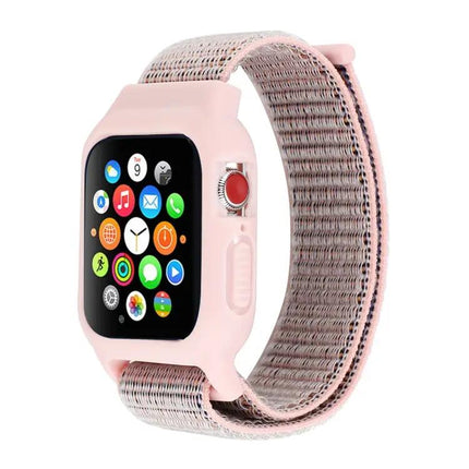 Nylon Hook And Loop Watch Band For Apple Watch 42-49mm