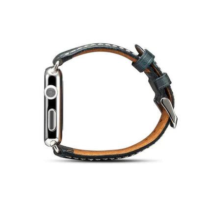 Denior Oil Wax Retro Leather Band For Apple Watch 42/44/45mm