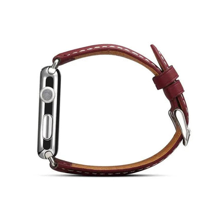 Denior Leather Watch Band For Apple Watch Ultra 49mm