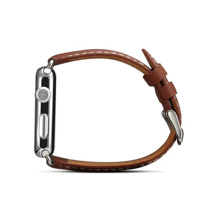 Denior Leather Watch Band For Apple Watch Ultra 49mm