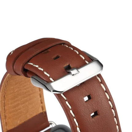 Denior Leather Watch Band For Apple Watch Ultra 49mm
