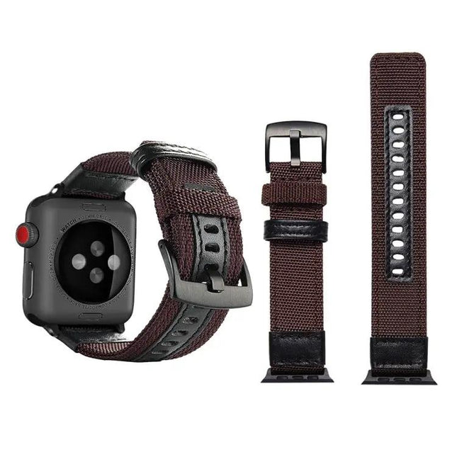 Nylon Watch Band Stainless Steel Buckle for Apple Watch 42mm
