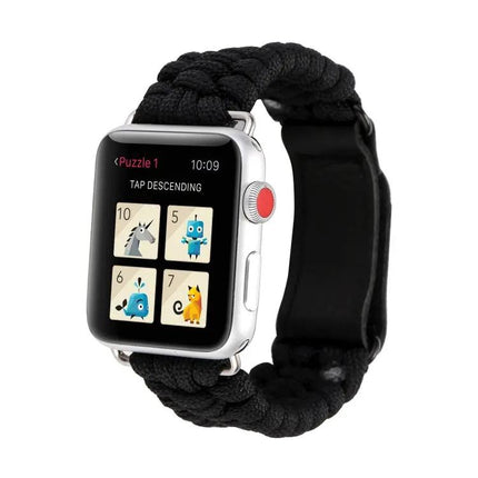 Nylon Watch Band Stainless Buckle Fits Apple 49/45/44mm