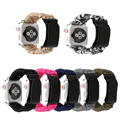 Nylon Watch Band Stainless Buckle Fits Apple 49/45/44mm