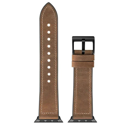 Crazy Horse TPU Stainless Steel Apple Watch Band 40mm
