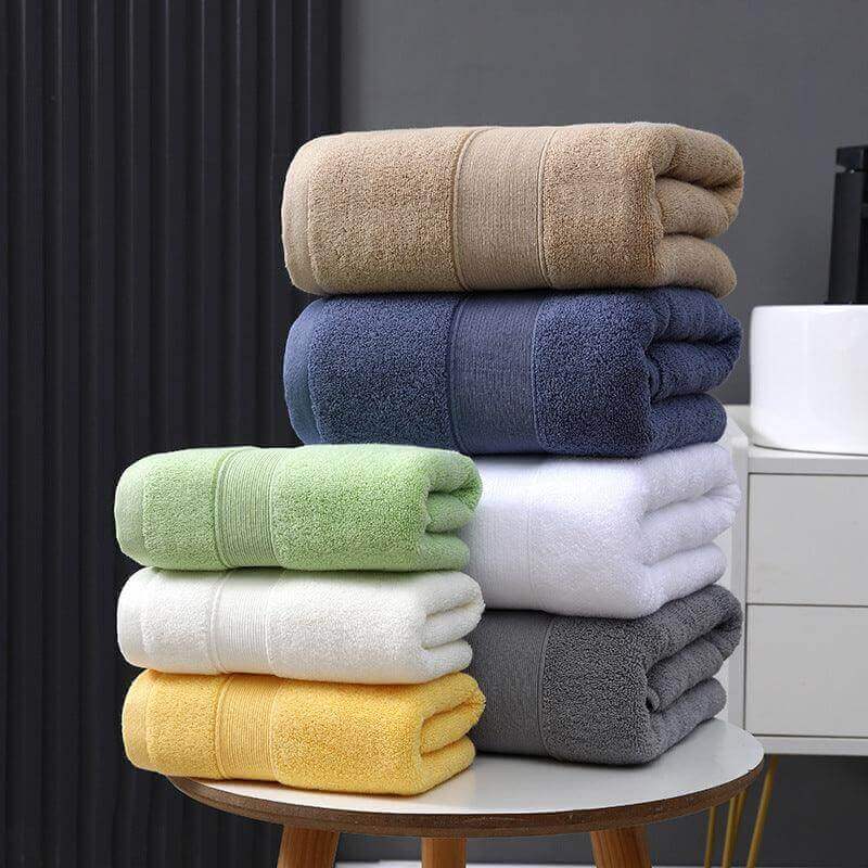 Absorbent Quick-Dry Thick Cotton Bath Towel - Syndmart