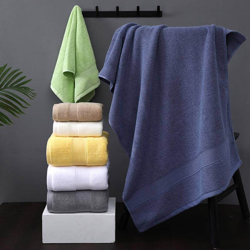 Absorbent Quick-Dry Thick Cotton Bath Towel - Syndmart