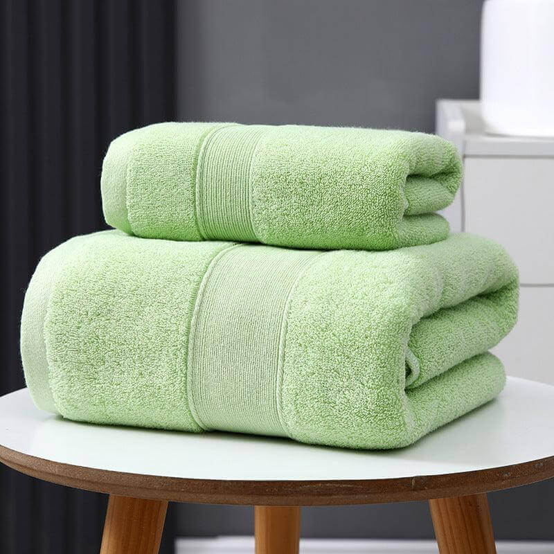 Absorbent Quick-Dry Thick Cotton Bath Towel - Syndmart