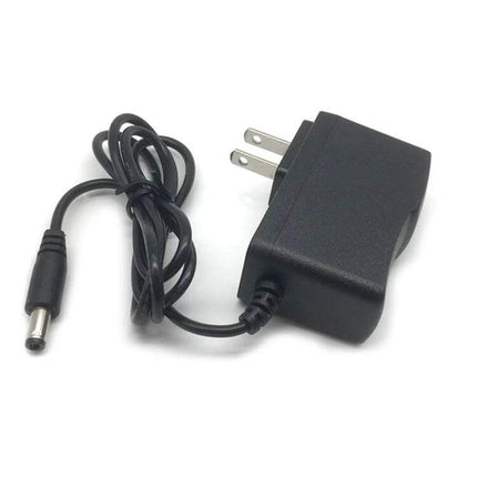 AC to DC Power Adapter EU Plug for Small Devices Home Use - black 5V 1A charger with 5.5x2.5mm DC plug and EU type plug