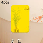4pcs 15cm x 10cm / Gold