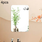 4pcs 20cm x 13cm / Silver