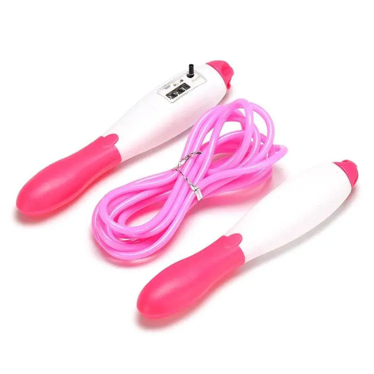 Adjustable Mechanical Counting PVC Skipping Rope Fitness Fun