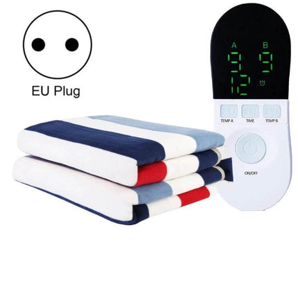 Adjustable Temperature Electric Blanket 150x120cm Single Control electric blanket folded with digital single controller and EU plug