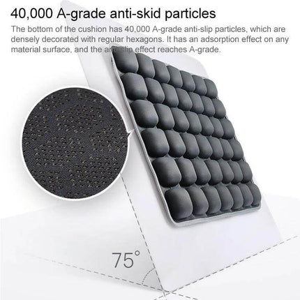 Air Cushion 46x41cm For Office And Car Daily Comfort breathable lightweight 46×41×3cm anti-skid bottom with 40,000 A-grade particles for cars and office seating