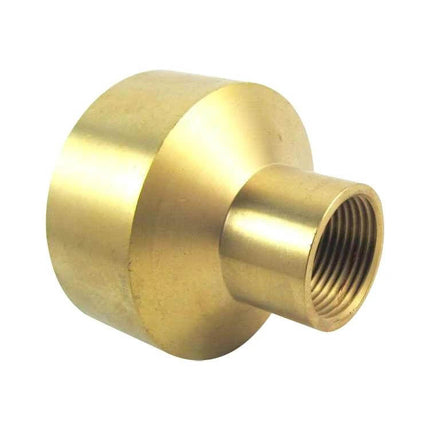All-Copper Water Nozzle For Landscaping Fountain 1.5 Inch - brass lotus-shower nozzle with 1.5" internal thread, compact 4x4x7.6cm decorative fountain part