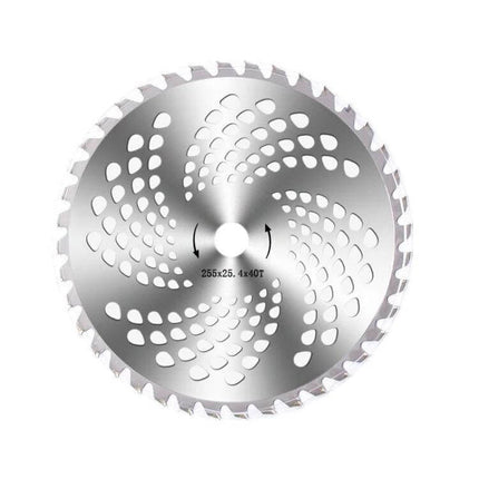 Alloy Brush Cutter Blades For Lawn Mowers 40-100 Tooth - alloy 40/60/80/100 tooth circular blade for dense vegetation and bush clearing