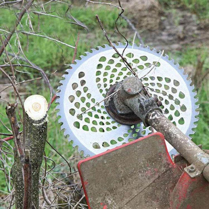 Alloy Brush Cutter Blades For Lawn Mowers 40-100 Tooth on trimmer clearing dense shrubs and brush