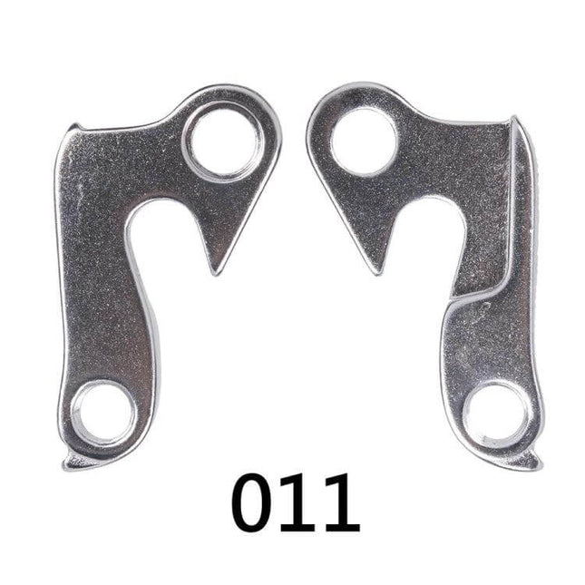 Alloy Rear Derailleur Tail Hook For MTB And Road Bikes 2 Pack - lightweight aluminium alloy 2-pack derailleur hanger replacement, corrosion-resistant