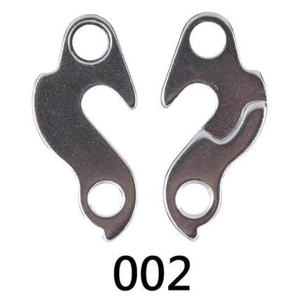Alloy Rear Derailleur Tail Hook for MTB and Road Bikes - silver aluminium alloy replacement derailleur hanger 002