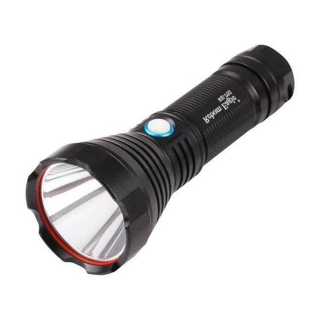 Aluminum Alloy Flashlight USB Rechargeable For Daily Use compact black aluminium flashlight with USB recharge, pocket-sized emergency light