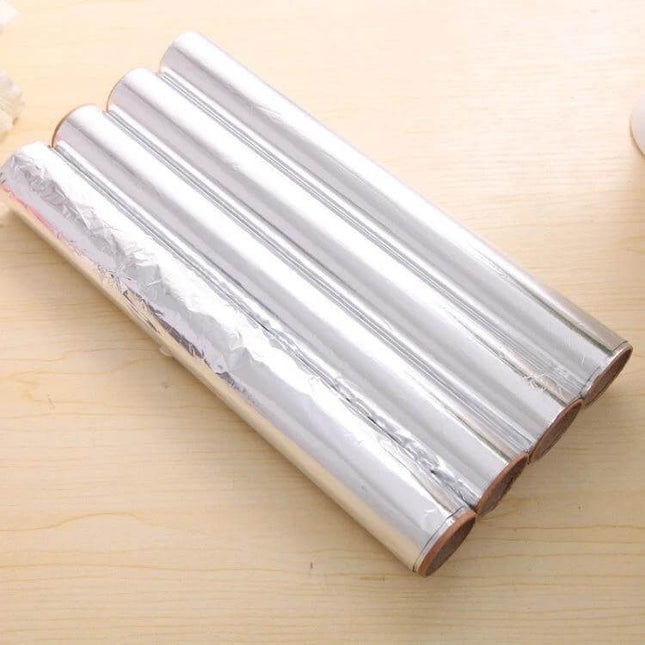 Aluminum Foil Roll 5m For Baking And Barbecue Non Toxic – 5m single roll of non-toxic aluminum foil for baking, grilling, lining pans and wrapping food