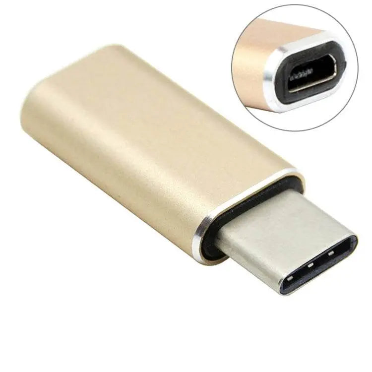 Aluminum Micro USB to USB 3.1 Type-C Converter Adapter