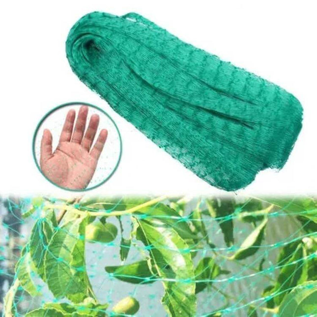 Anti Bird Protection Net Mesh Garden Plant Netting 4x12m lightweight green nylon netting for gardens, orchards and vegetable patches, 17x17mm mesh