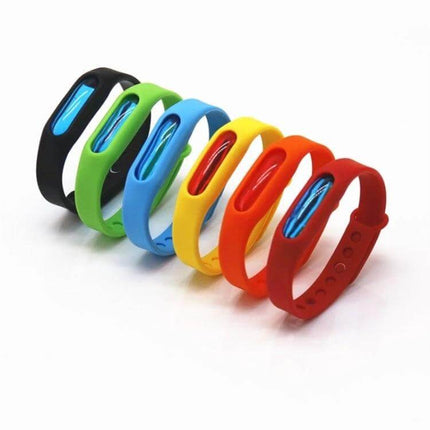 Anti-Mosquito Silicone Repellent Bracelet, 23 cm, Everyday Use - colorful silicone wristbands for outdoor mosquito protection