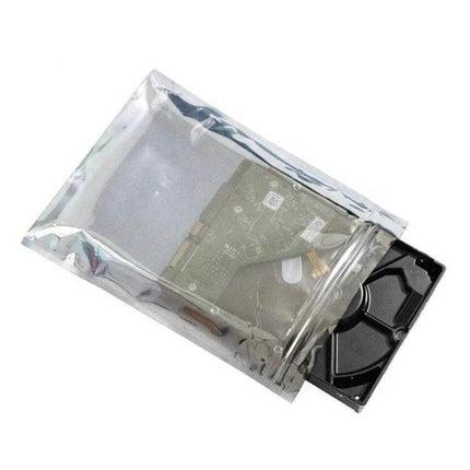 Anti-Static Shielding Bags For Electronics Storage, 100 Pack - clear two-layer CPP+PET static shielding bag protecting hard drive and circuit board