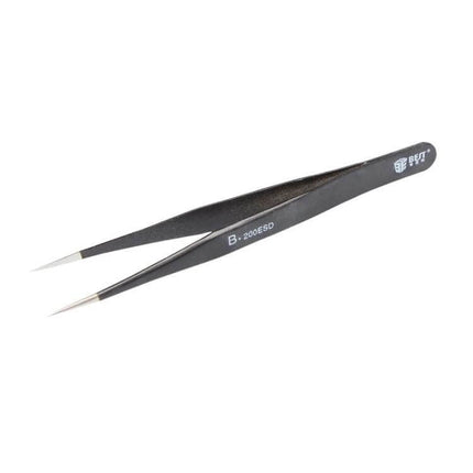Anti-Static Stainless Steel Tweezers For Electronics precision ESD pointed tips for PCB and microelectronics handling