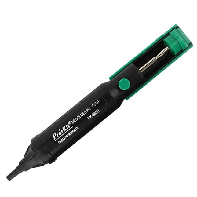 Anti-Static Tin Suction Tool For One-Hand Use At Home – compact 20.5cm desoldering suction pump for precise one-handed electronics and craft handling