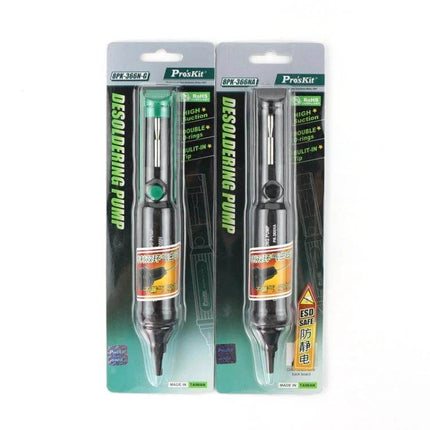 Anti-Static Tin Suction Tool For One-Hand Use At Home, compact 20.5cm desoldering pump for precision electronics and crafts