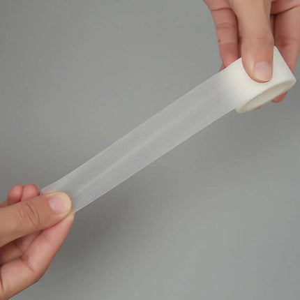 Anti-Wear Heel Stickers 5m Roll For Cracked Heel Care - breathable tearable adhesive roll being unrolled for heel protection